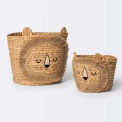 Braided Water Hyacinth Small Round Storage Decorative Basket - Cloud Island™ 5 Braided Water Hyacinth Small Round Storage Decorative Basket - Cloud Island™ -Cloud Island GUEST 08251bcd 8684 4dda 85d5 7e48aef06926 1