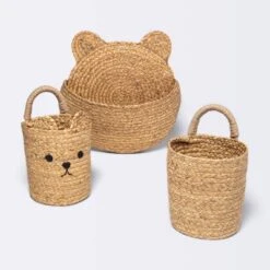 Hanging Wall Storage Basket - Cloud Island™ - Bear 5 Hanging Wall Storage Basket - Cloud Island™ - Bear -Cloud Island GUEST 1a920786 9cce 4717 9552 3140e9ed879c