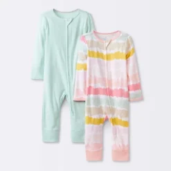 Baby Girls' 2pk Zip Romper - Cloud Island™ 8 Baby Girls' 2pk Zip Romper - Cloud Island™ -Cloud Island GUEST 1f035297 eb04 47d5 8007 56efe4d860be