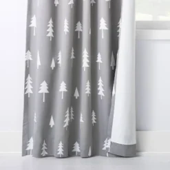 Blackout Curtain Panel Trees - Cloud Island™ Gray -Cloud Island GUEST 22582301 9f26 419e 896e 88f3bc1f911f