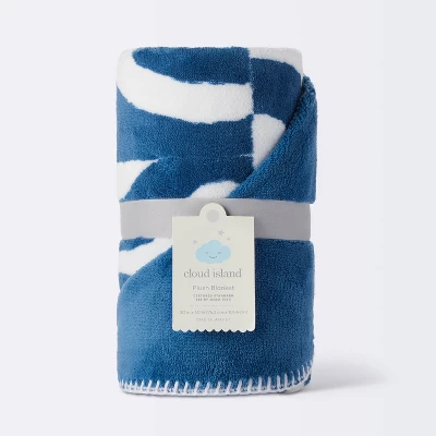Plush Baby Blanket - Tile Print - Cloud Island™ 3 Plush Baby Blanket - Tile Print - Cloud Island™ - Image 3