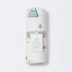 Jersey Knit Reversible Baby Blanket Adventures - Cloud Island™ White/Gray/Pink -Cloud Island GUEST 4fad5fcb 442b 4b41 8ddf c3018caa1f57