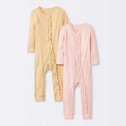 Baby 2pk Basic Wide Rib Romper - Cloud Island™ Pink 5 Baby 2pk Basic Wide Rib Romper - Cloud Island™ Pink -Cloud Island GUEST 565ff6e3 05ac 44e0 baf2 39aaa26dc3b8