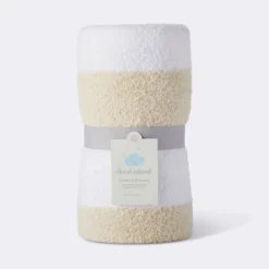 Chenille Stripe Baby Blanket - Khaki And White Stripes - Cloud Island™ 5 Chenille Stripe Baby Blanket - Khaki And White Stripes - Cloud Island™ -Cloud Island GUEST 5e253cb6 9de0 47c7 8cf0 6bcbbfffa040