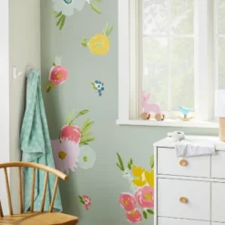Wall Decal Floral 9pc - Cloud Island™ Pink