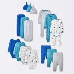 Baby Boys' 16pk Layette Gifting Bundle - Cloud Island™ Blue 9 Baby Boys' 16pk Layette Gifting Bundle - Cloud Island™ Blue -Cloud Island GUEST 73b903eb 5896 453a aeb8 ee04930c2ca7