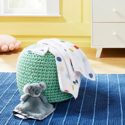 Hospital Muslin Swaddle Baby Blanket - Multi Dot - Cloud Island™ 1 Hospital Muslin Swaddle Baby Blanket - Multi Dot - Cloud Island™