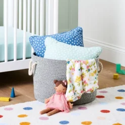 Cloud Island 13 Large Round Coiled Rope Basket - Cloud Island™