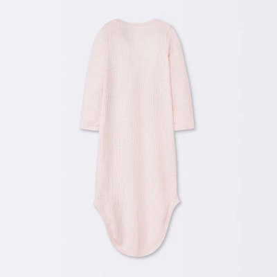 Baby Girls' 2pk Basic Waffle Gowns - Cloud Island™ Pink 1 Baby Girls' 2pk Basic Waffle Gowns - Cloud Island™ Pink